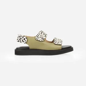 The Wanderlust Sandal 2.0 Matcha and Spots