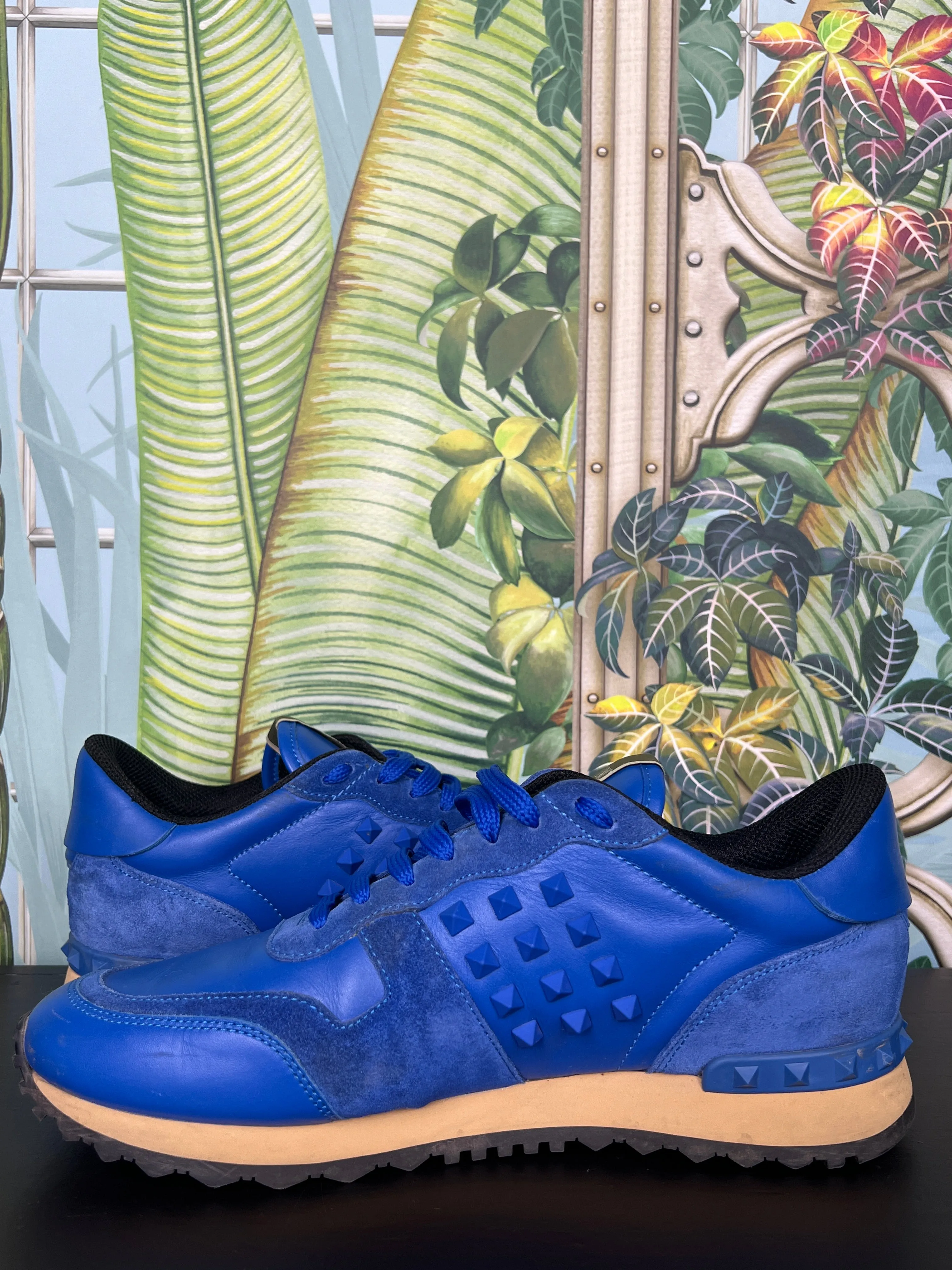 Valentino rock runner sneakers blue