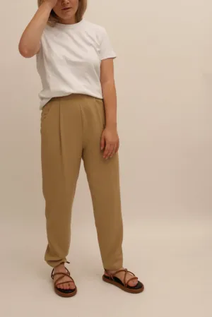 VINTAGE HIGH WAIST TAPERED TROUSER