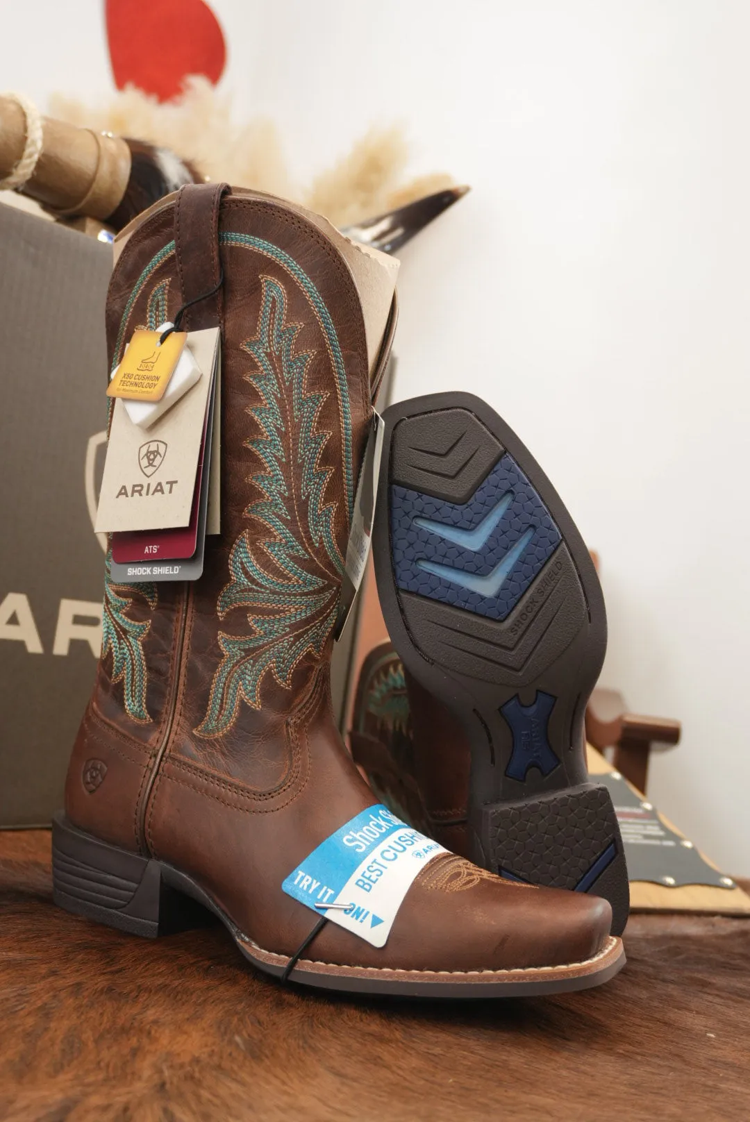 WOMENS ARIAT ROCK CREEK Sassy Brown Boot - 1144