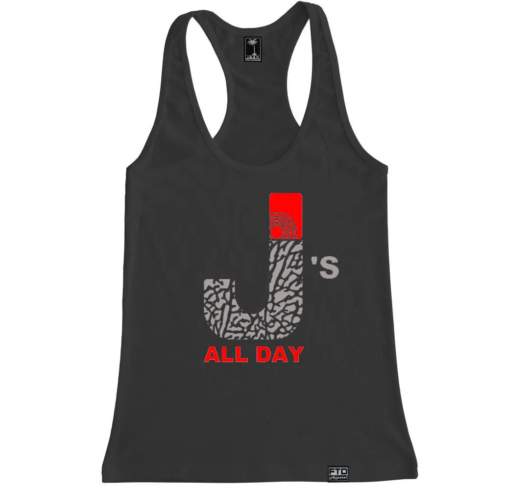 Women's J's ALL DAY Racerback Tank Top