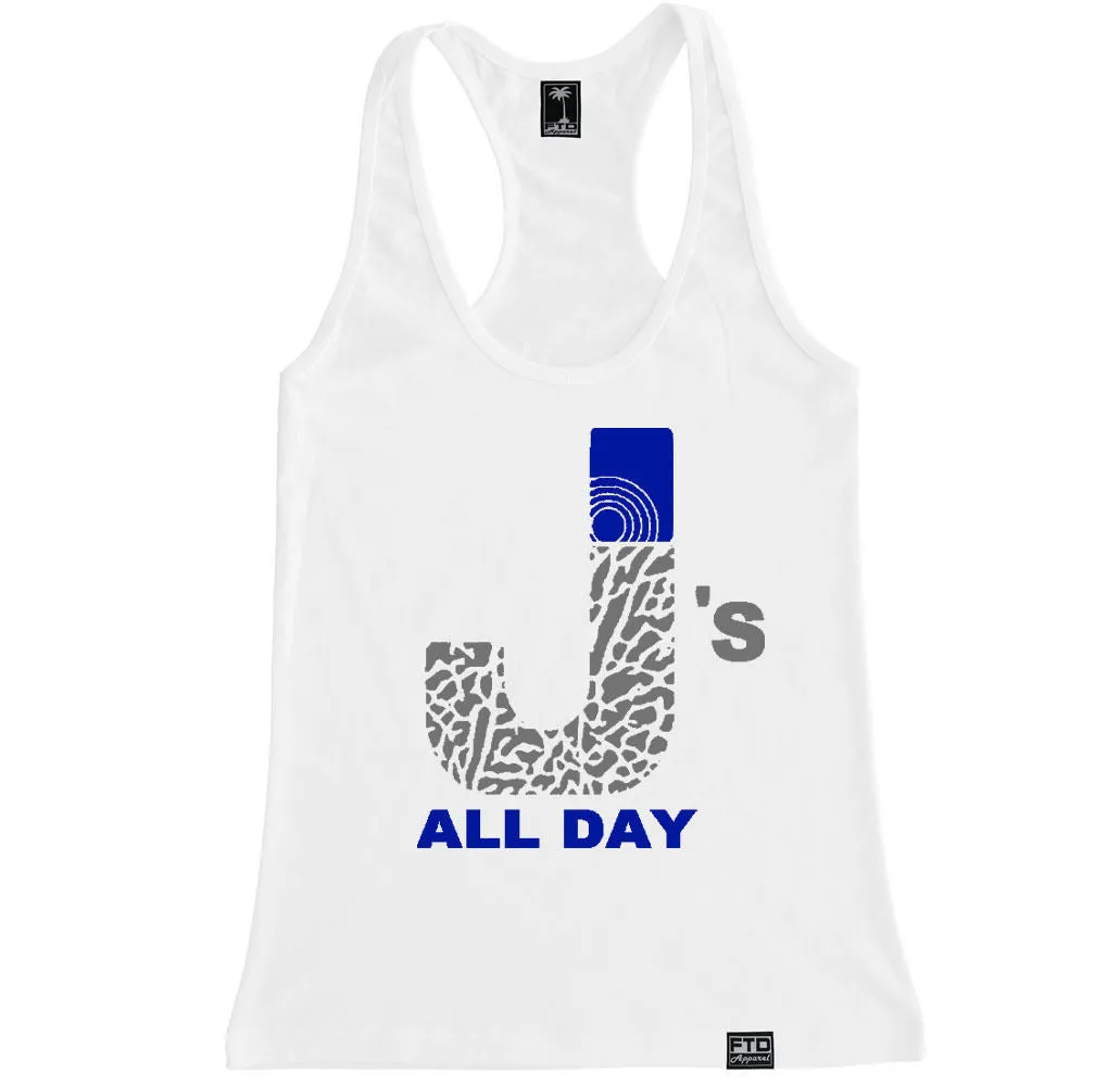 Women's J's ALL DAY Racerback Tank Top
