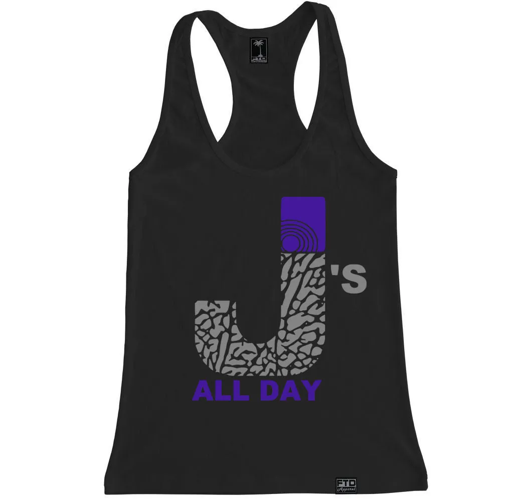 Women's J's ALL DAY Racerback Tank Top