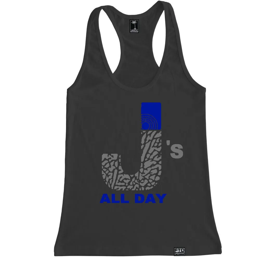Women's J's ALL DAY Racerback Tank Top