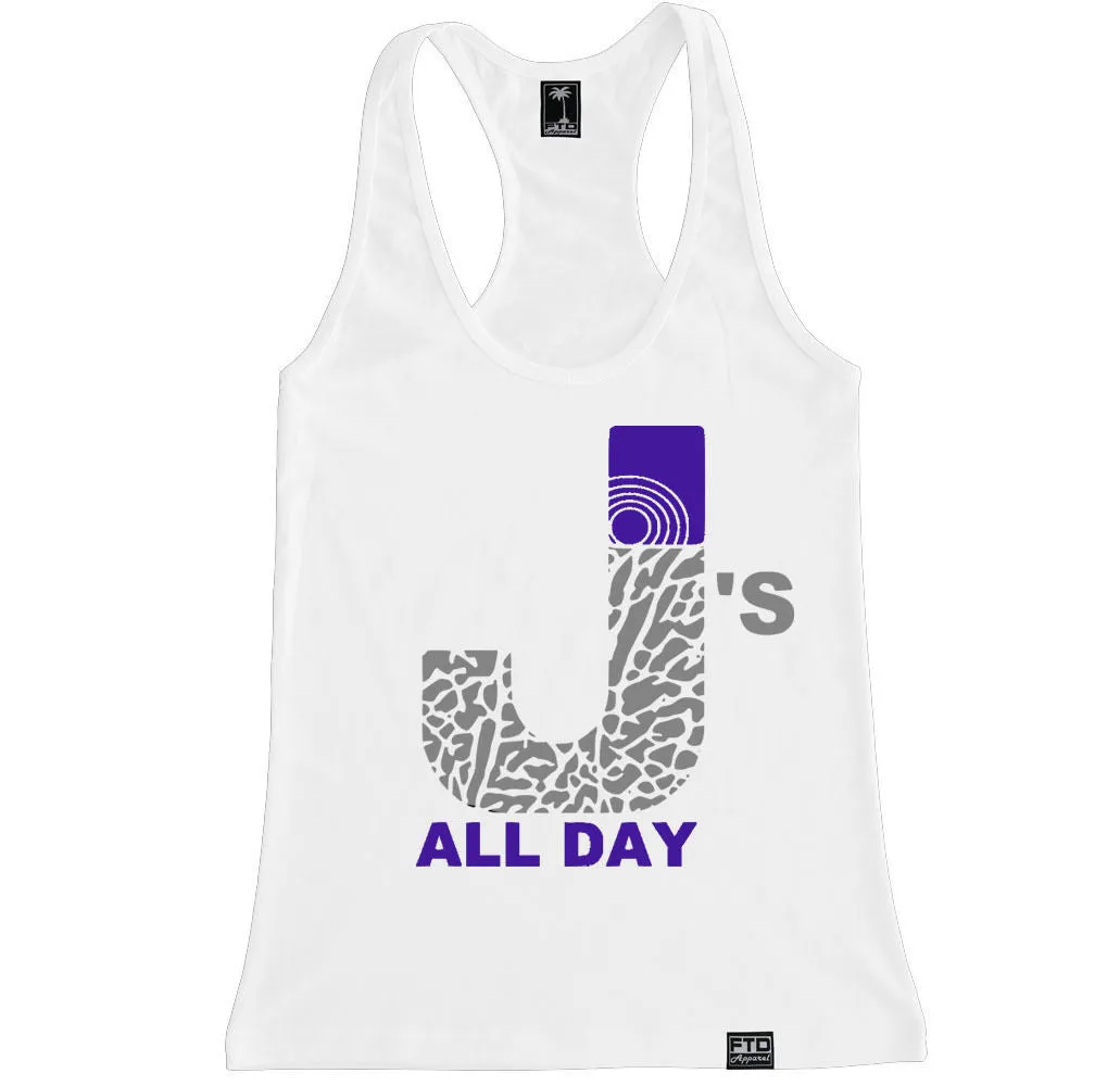 Women's J's ALL DAY Racerback Tank Top
