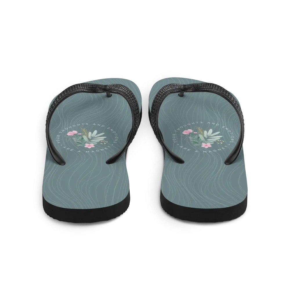 Your thoughts and emotions are a magnet Flip-Flops